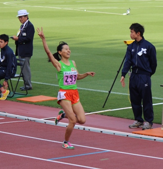 3連覇を決めたゴールの瞬間(森智香子選手)