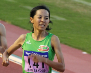 森智香子選手(スポーツ科学科3年)=写真は81回大会