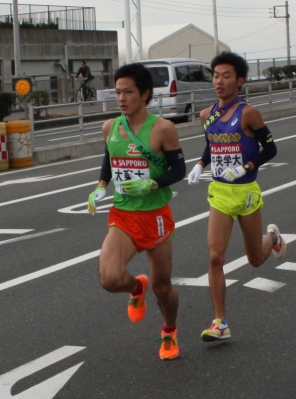 8区・区間4位の吉川キャプテン