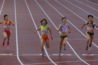 日本選手権決勝でゴールする土井選手