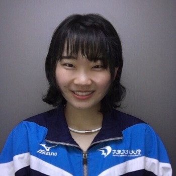 稲川くるみ選手（スポーツ科学科1年）