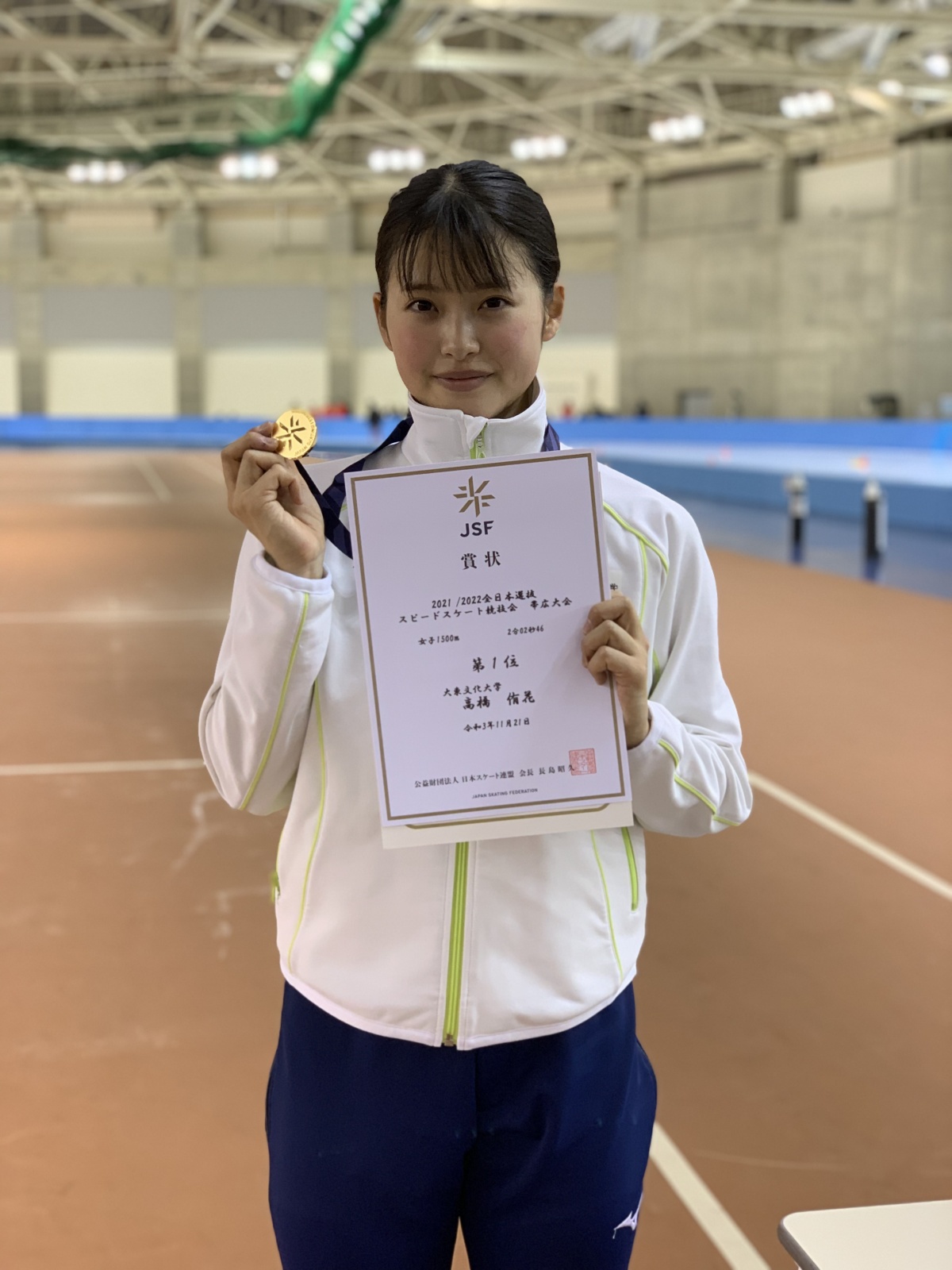 高橋侑花選手