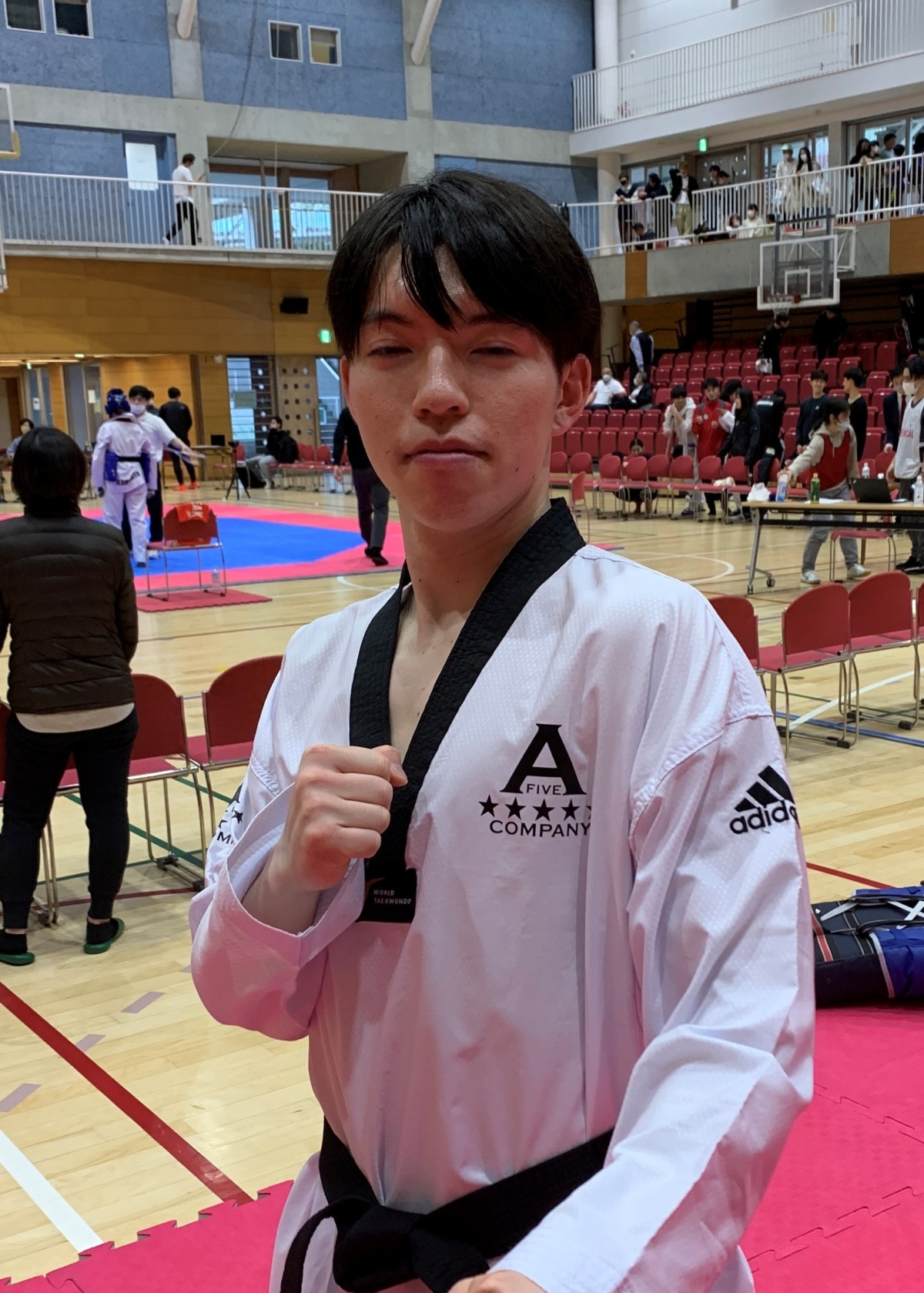 男子68kg級で優勝した前田　隆仁 選手