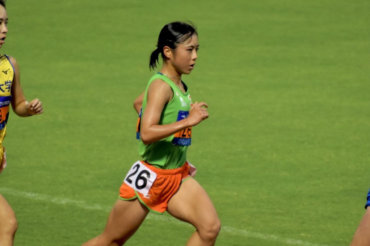 女子5000ｍで第3位となった野田真理耶選手