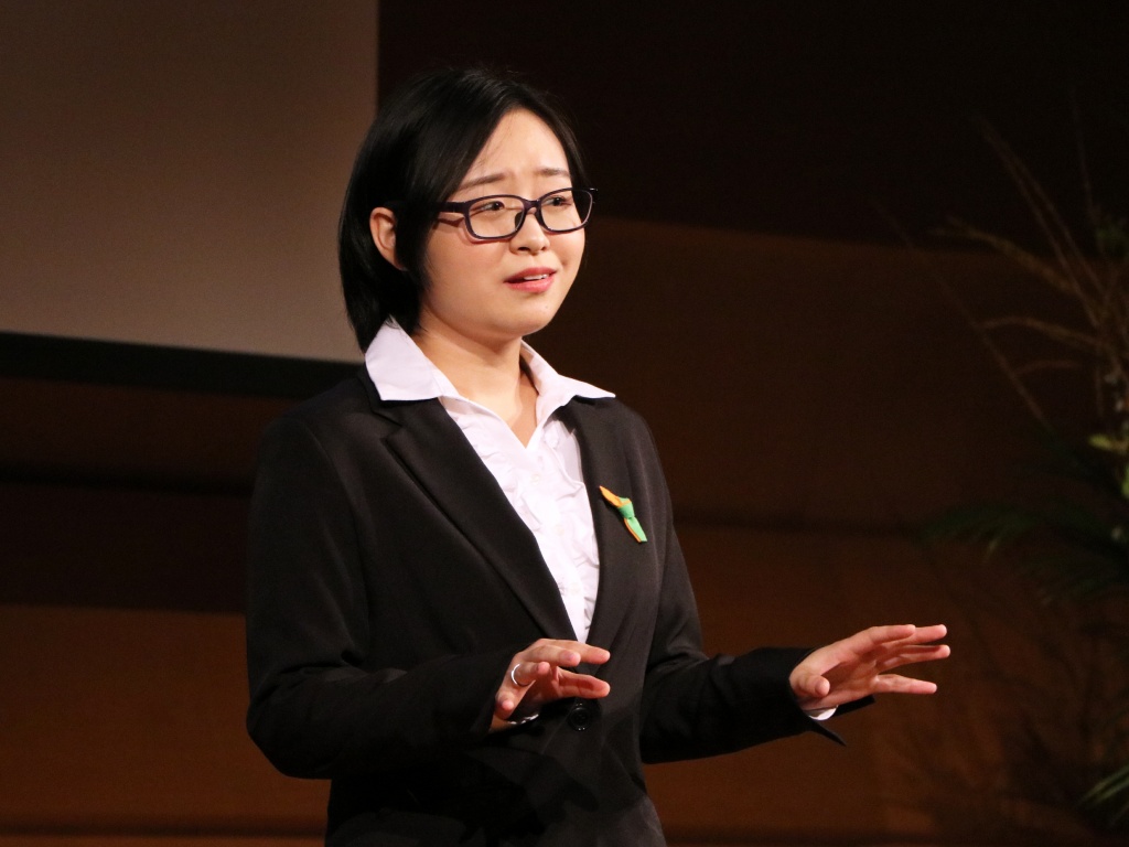 大学の部　優秀賞　英語学科3年　山口夏子さん