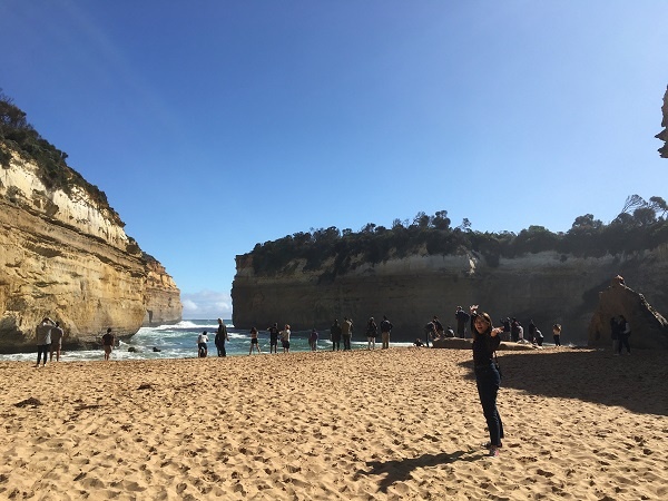 メルボルン　Great ocean road Loch Ard Gorge