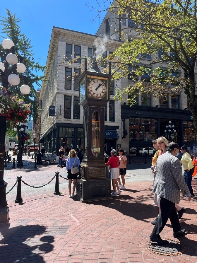 カナダの旅行の思い出、GasTownの蒸気時計