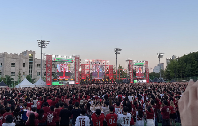 高麗大学の学祭の様子