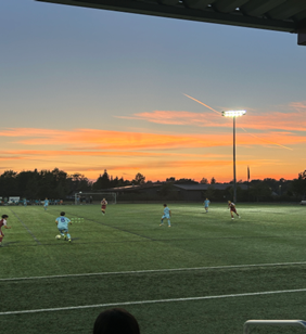 大学のサッカー観戦