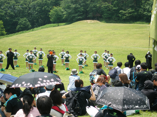 全学応援団部の演舞