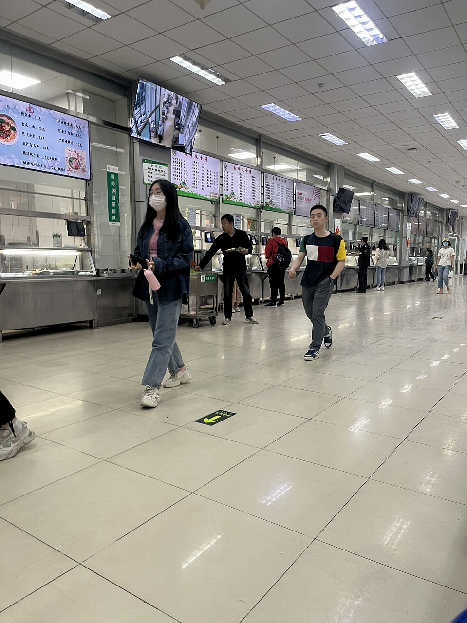 留学生食堂　北京外国語大学